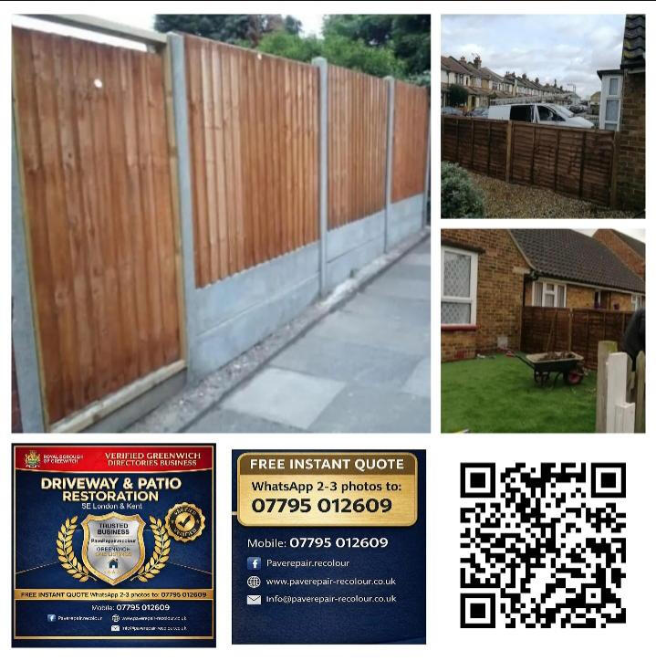 UntitledExpert Garden Fencing & Boundary Repairs New closeboard timber fencing installation and storm damage boundary repairs in Kent and South East London by PaveRepair-Recolour.